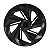 Jogo Calota Esportiva Aro 14 Nitro Preta Fosca emblema Volkswagen - Imagem 2
