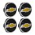 Jogo Calotinha 56mm Centro de Roda Scorro Emblema GM Preto - Imagem 1