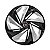 Calota Esportiva Aro 14 Nitro Black Silver emblema Fiat Vermelho - Imagem 1