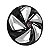 Calota Esportiva Aro 14 Nitro Black Silver emblema Fiat Vermelho - Imagem 2