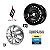 Jogo Calota Esportiva Aro 14 Nitro Black Silver emblema Fiat Vermelho - Imagem 4