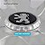 Calota Esportiva Aro 14 Nitro Black Silver emblema Peugeot - Imagem 3