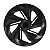 Jogo Calota Esportiva Aro 14 Nitro Black Silver emblema Peugeot - Imagem 4