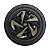 Jogo Calota Esportiva Aro 13 Nitro Black Gold emblema Fiat Preto - Imagem 5