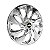 Calota Esportiva Aro 14 DS4 Cromada emblema GM Preto - Imagem 2