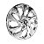 Jogo Calota Esportiva Aro 13 DS4 Cromado emblema Peugeot - Imagem 3