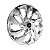 Jogo Calota Esportiva Aro 13 DS4 Cromado emblema Ford Preto - Imagem 3