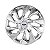Calota Esportiva Aro 13 DS4 Cromada emblema Ford Prata - Imagem 1