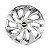 Jogo Calota Esportiva Aro 15 DS4 Cromado emblema GM Preto - Imagem 2