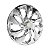 Calota Esportiva Aro 15 DS4 Cromada emblema GM Prata - Imagem 2