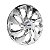 Jogo Calota Esportiva Aro 15 DS4 Cromado emblema Ford Prata - Imagem 3