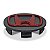 Jogo Calotinha 69mm Centro de Roda Honda New Civic Grafite com Vermelho - Imagem 4