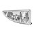 Farol Auxiliar milha Ford Focus 1998 a 2003 - Imagem 2