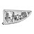 Farol Auxiliar milha Ford Focus 1998 a 2003 - Imagem 4