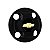 Calota Central New Cap emblema resinado GM Preto - Imagem 1