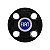 Jogo Calota Central New Cap emblema resinado Fiat Azul - Imagem 3