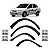 Kit completo Moldura Vão de Roda GM Corsa Sedan Waggon 1996/2010 - Imagem 1