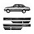 Kit Borrachão Friso Lateral GM Chevette DL 2 Portas 1987/1994 - Imagem 1