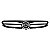 Grade Radiador Corsa Classic 2002/2008 Preta com Emblema - Imagem 2