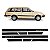 Kit Borrachão Friso Lateral GM Marajó SL 2 portas 1983/1986 - Imagem 1