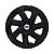 Jogo Calota Esportiva Aro 14 Spider Black emblema Ford Prata - Imagem 2