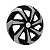 Calota Esportiva Aro 14 Spider Black/Silver emblema GM Prata - Imagem 2