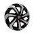 Jogo Calota Esportiva Aro 14 Spider Black/Silver emblema Fiat Vermelho - Imagem 3