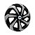 Jogo Calota Esportiva Aro 14 Spider Black/Silver emblema Ford Prata - Imagem 3