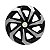 Jogo Calota Esportiva Aro 14 Spider Black/Silver emblema GM Prata - Imagem 2