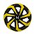 Calota Esportiva Aro 14 Spider Black/Yellow emblema Honda - Imagem 1