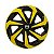 Calota Esportiva Aro 14 Spider Black/Yellow emblema Nissan - Imagem 1