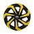 Calota Esportiva Aro 14 Spider Black/Yellow emblema Nissan - Imagem 1