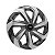Jogo Calota Esportiva Aro 14 Spider Graphite/Silver emblema Ford Preto - Imagem 3