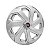 Calota Esportiva Aro 14 Spider Silver emblema Fiat Vermelho - Imagem 2