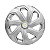 Calota Esportiva Aro 14 Spider Silver emblema GM Prata - Imagem 1