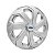 Jogo Calota Esportiva Aro 14 Spider Silver emblema Ford Prata - Imagem 3
