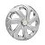Jogo Calota Esportiva Aro 14 Spider Silver emblema GM Prata - Imagem 3