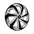 Calota Esportiva Aro 14 Spider Silver/Black emblema Citroen - Imagem 2