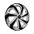 Calota Esportiva Aro 14 Spider Silver/Black emblema Ford Preto - Imagem 2