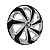 Calota Esportiva Aro 14 Spider Silver/Black emblema Peugeot - Imagem 2