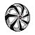 Jogo Calota Esportiva Aro 14 Spider Silver/Black emblema Fiat Vermelho - Imagem 3