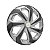 Calota Esportiva Aro 14 Spider Silver/Graphite emblema GM Prata - Imagem 2