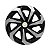 Calota Esportiva Aro 13 Spider Black/Silver emblema GM Prata - Imagem 1