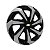 Calota Esportiva Aro 13 Spider Black/Silver emblema GM Preto - Imagem 2