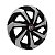Jogo Calota Esportiva Aro 13 Spider Black/Silver emblema Fiat Vermelho - Imagem 4