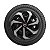 Jogo Calota Esportiva Aro 13 Spider Black/Silver emblema Fiat Vermelho - Imagem 8