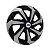 Jogo Calota Esportiva Aro 13 Spider Black/Silver emblema Ford Prata - Imagem 4
