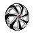 Calota Esportiva Aro 15 Spider Silver/Black emblema Fiat Vermelho - Imagem 2