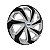 Calota Esportiva Aro 15 Spider Silver/Black emblema Ford Prata - Imagem 2