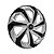 Jogo Calota Esportiva Aro 15 Spider Silver/Black emblema Ford Preto - Imagem 3